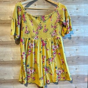 Yellow romper